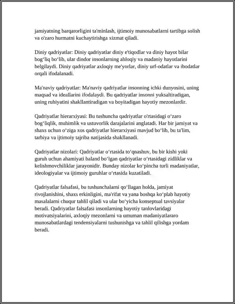QADRIYATLAR FALSAFASI 4
