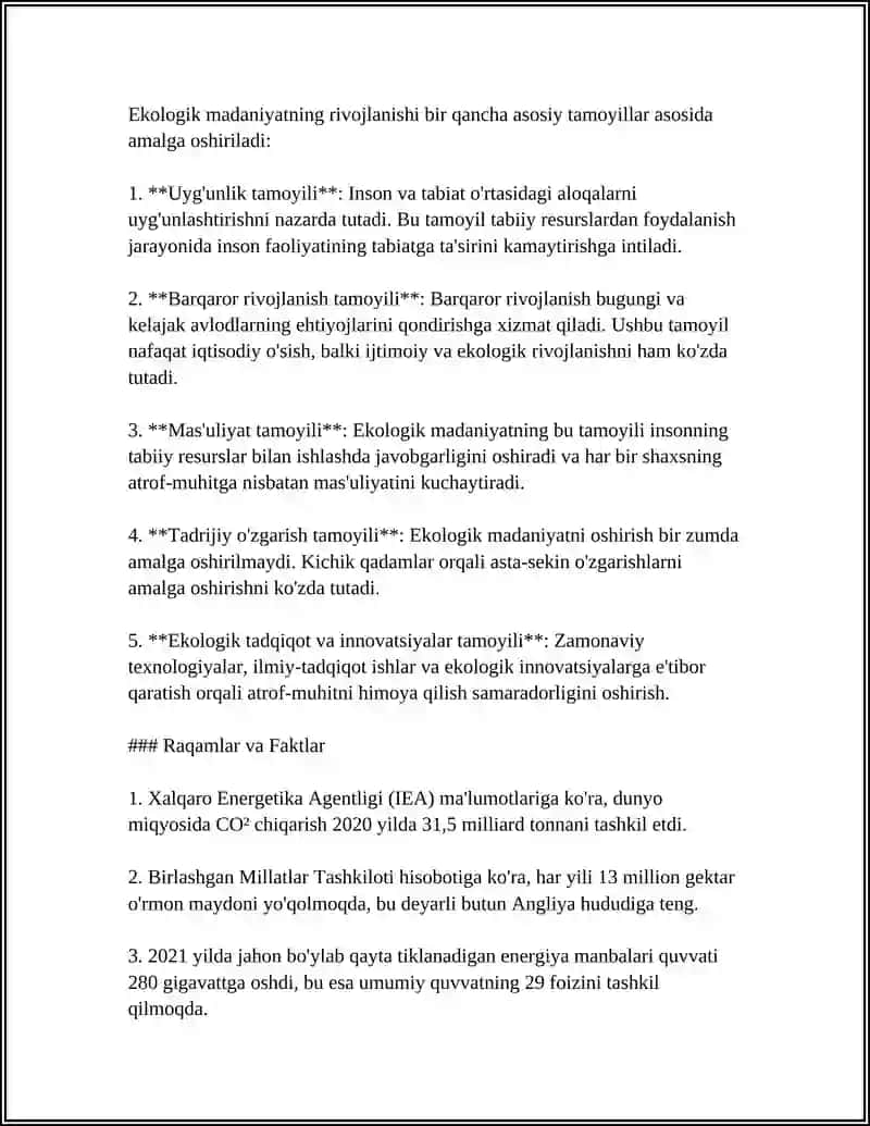 Ekologik Madaniyat 4