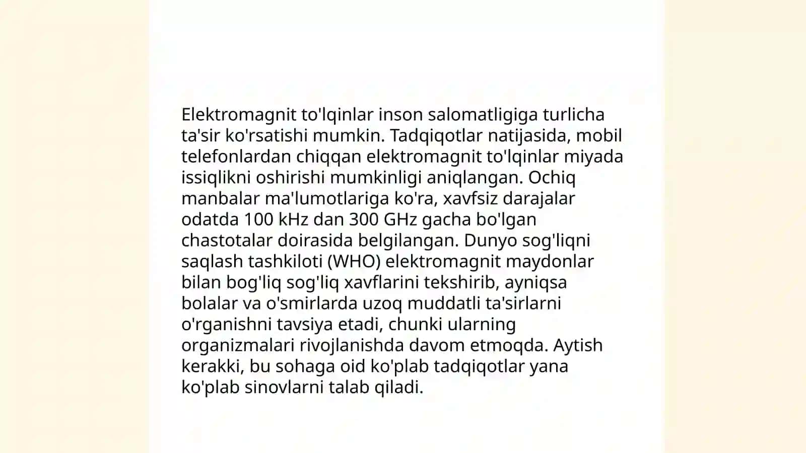 Elektor tokining organizmga taʼsiri 4