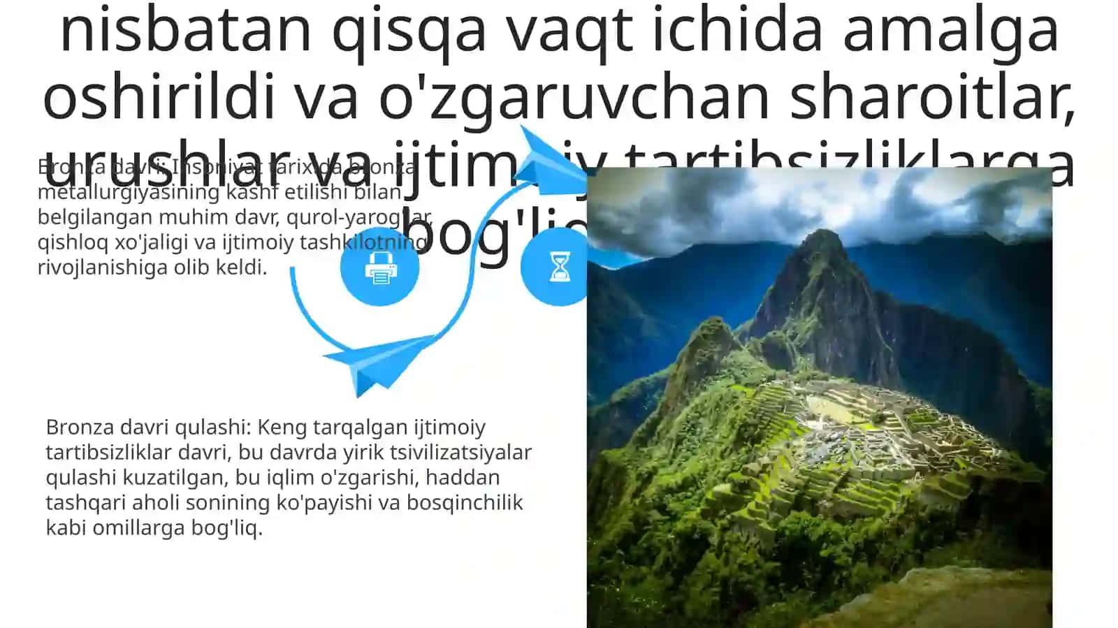 Insoniyat tarixiy rivojlanishida Bronza davrining oʻrni va roʻli 4