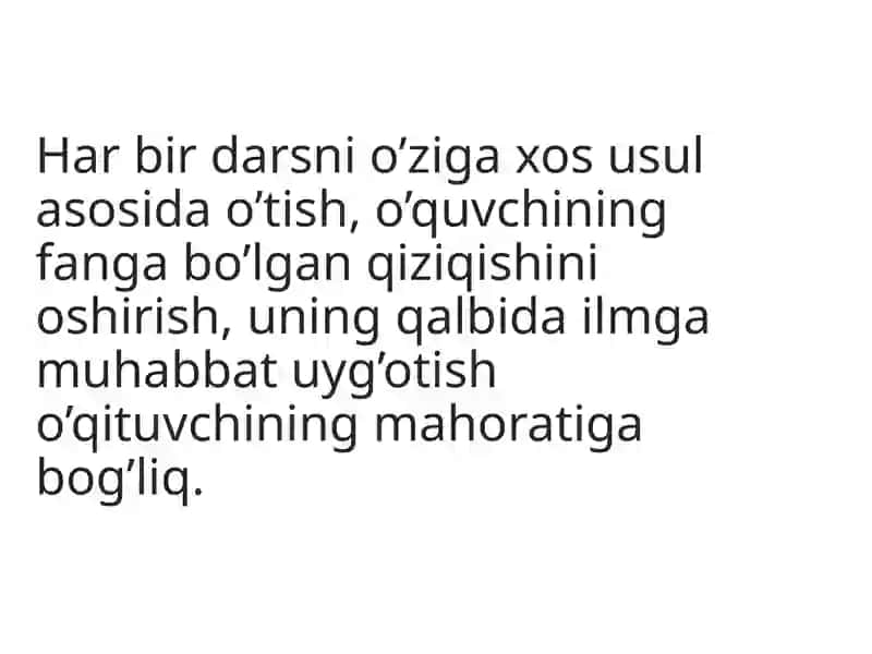 ADABIYOTO’QITISH METODIKASI 4
