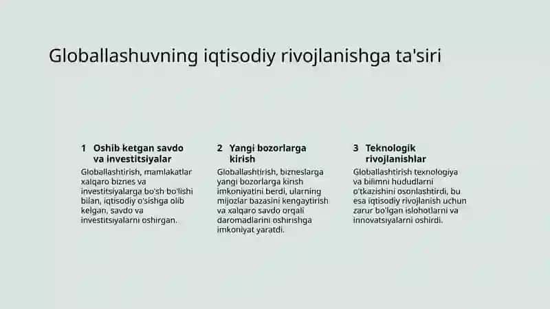 Globallashuv va barqaror rivojlanish falsafasi 4