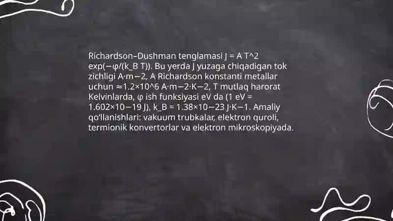 Termoelektron emissiya hodisasi 4
