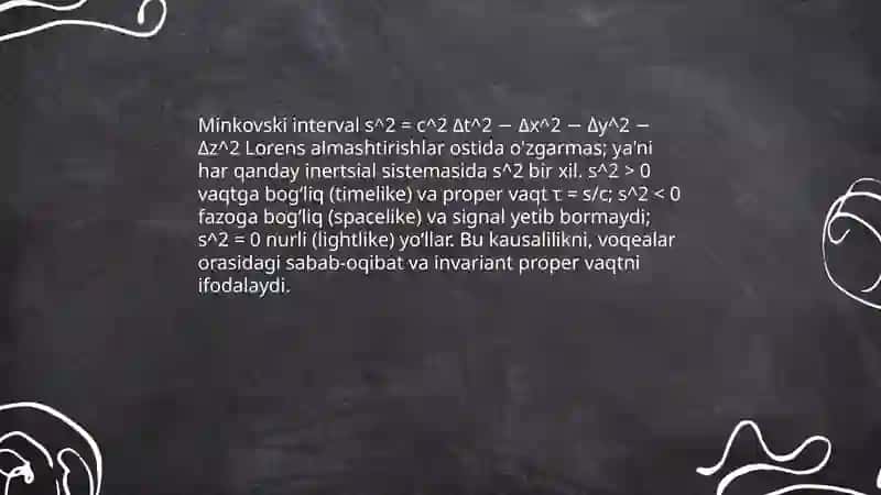 Lorens almashtirishlari 4