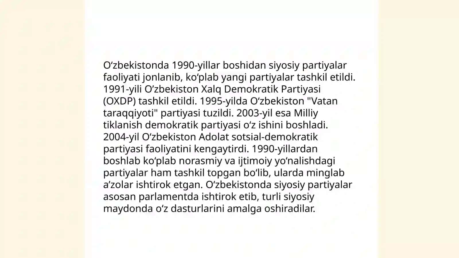 Siyosiy partiyalar faoliyati 4