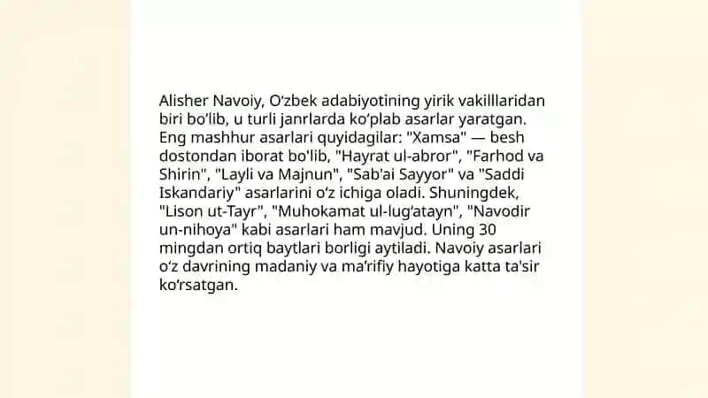 Alisher Navoiy asarlari 4