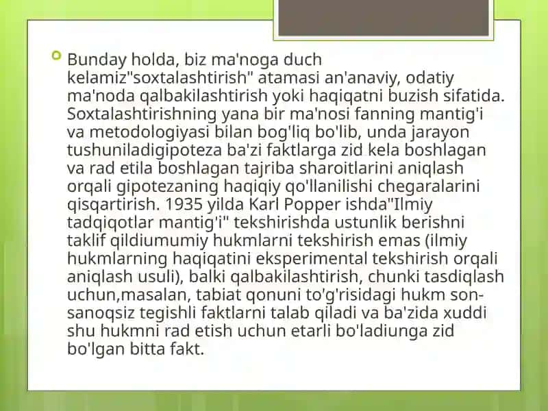 Axborot tizimida falsifikasiya metodi 4