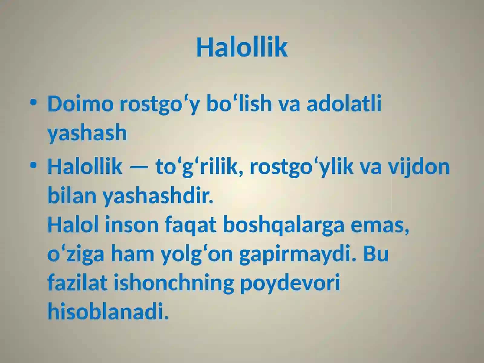 Insoniy fazilatlar 4