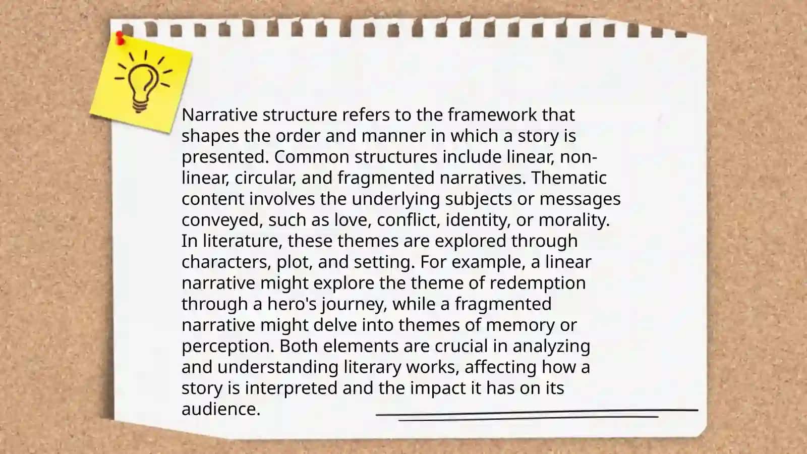 The relationship form, content in literature 4