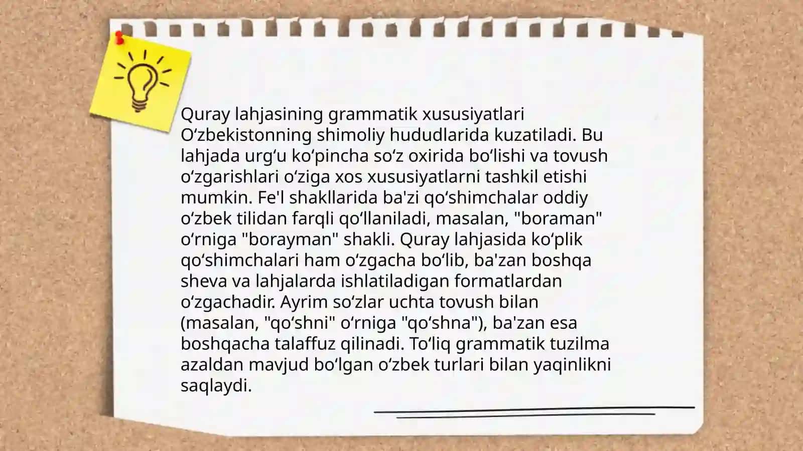 Arab tilini oʻrganishda quray lahjasining örni 4