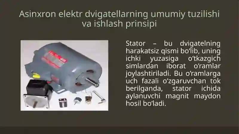 Asinxron elektr dvegatellarini ishga tushurish 4