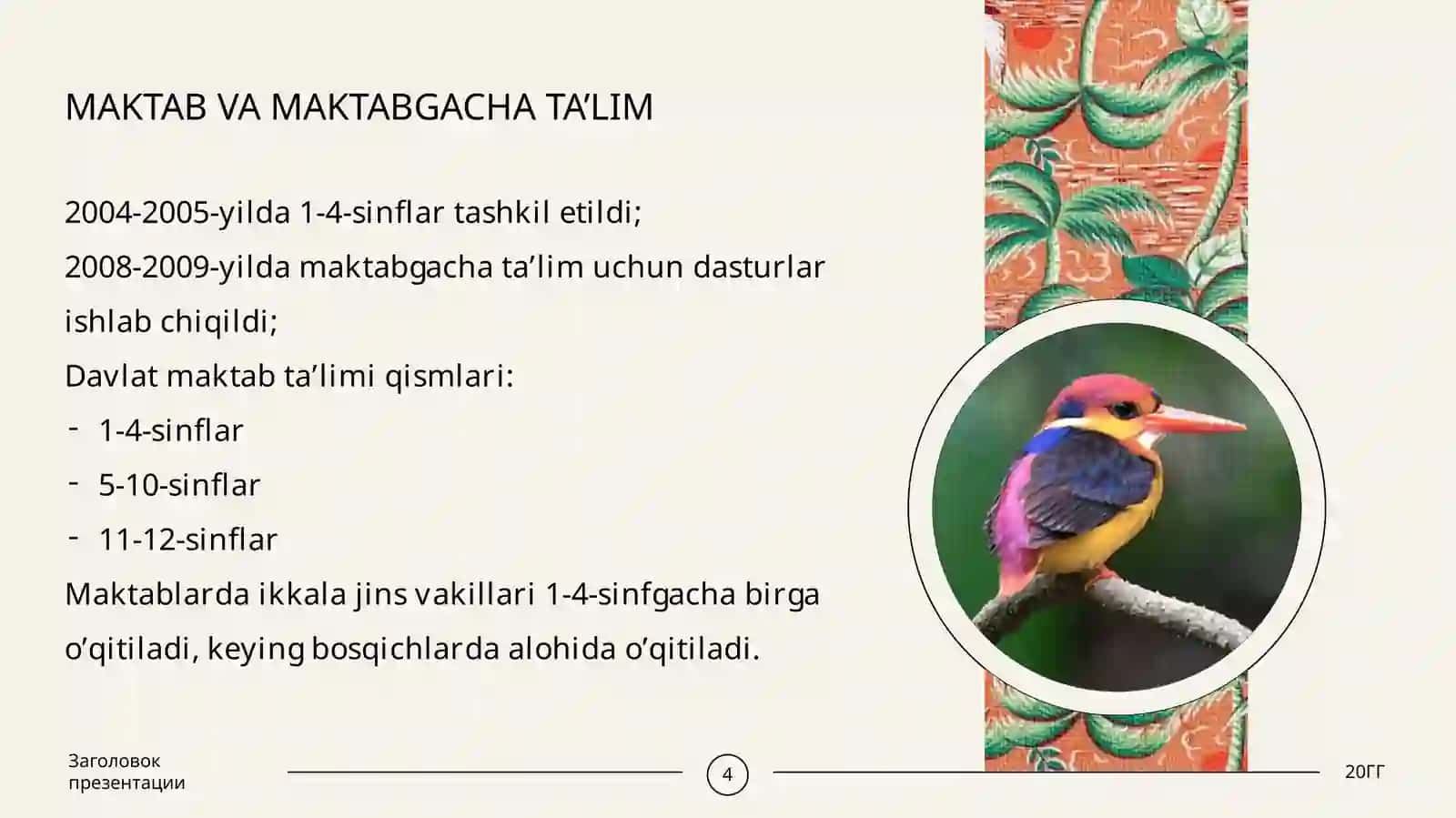 PPT Ummon sultonligida ta'lim tizimi 4