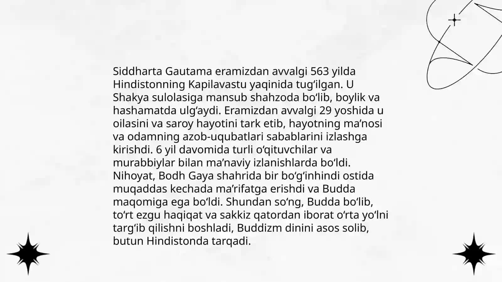 Buddaviylikning paydo bo‘lishi 4