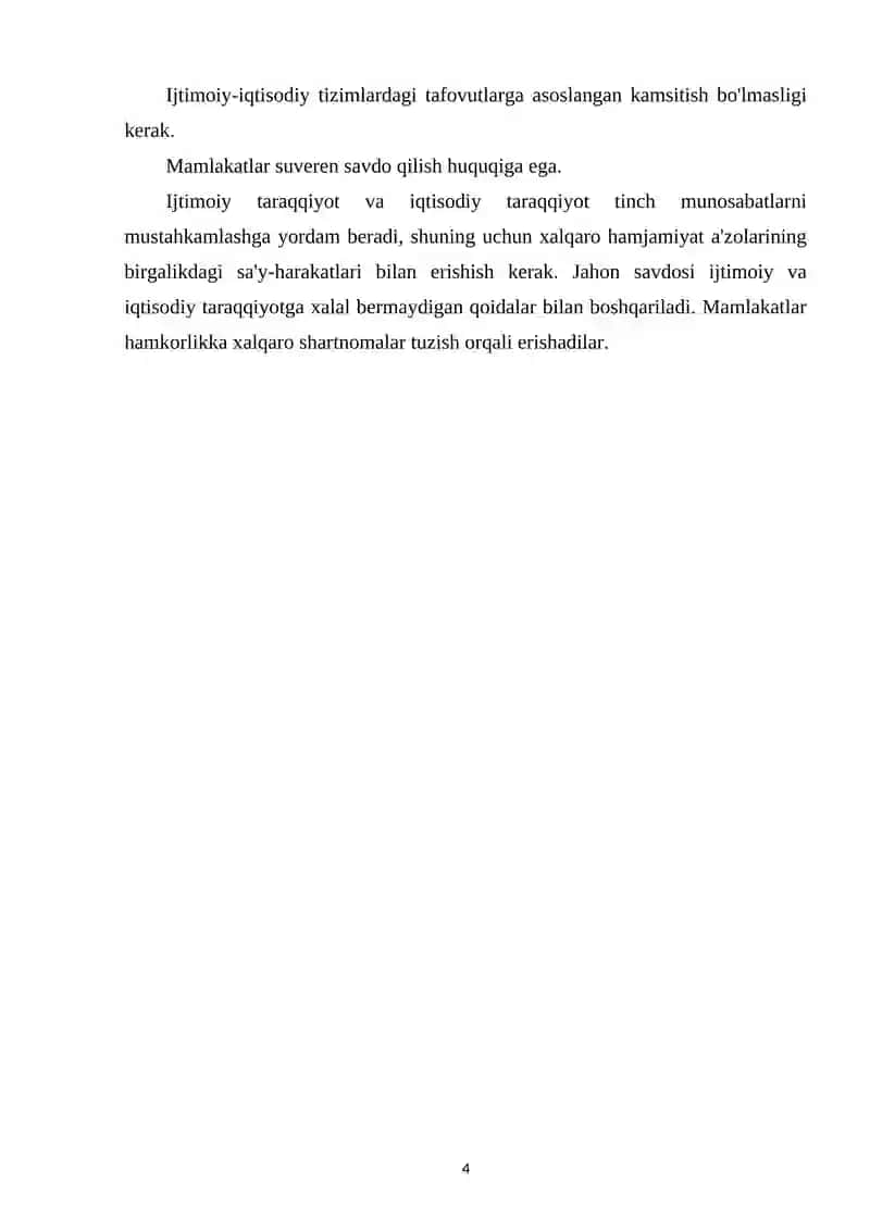 XALQARO IQTISODIY TA'LIMOT 4