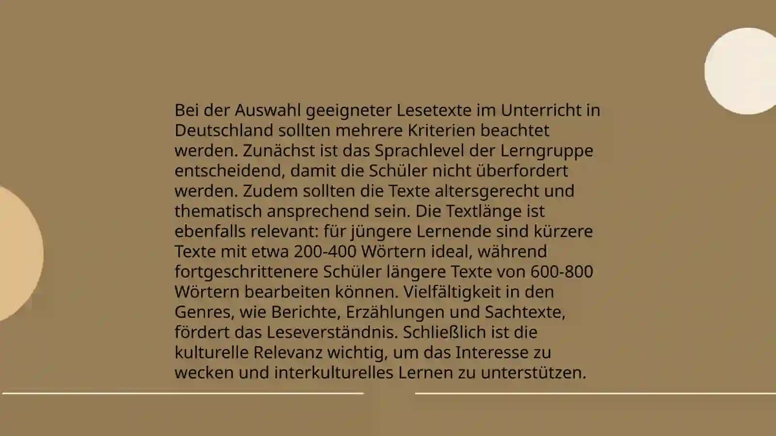 Die Rolle der Lesetexte im DaF Unterricht 4