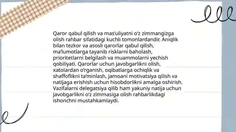 Rahbarlik qobiliyatini baholash 4