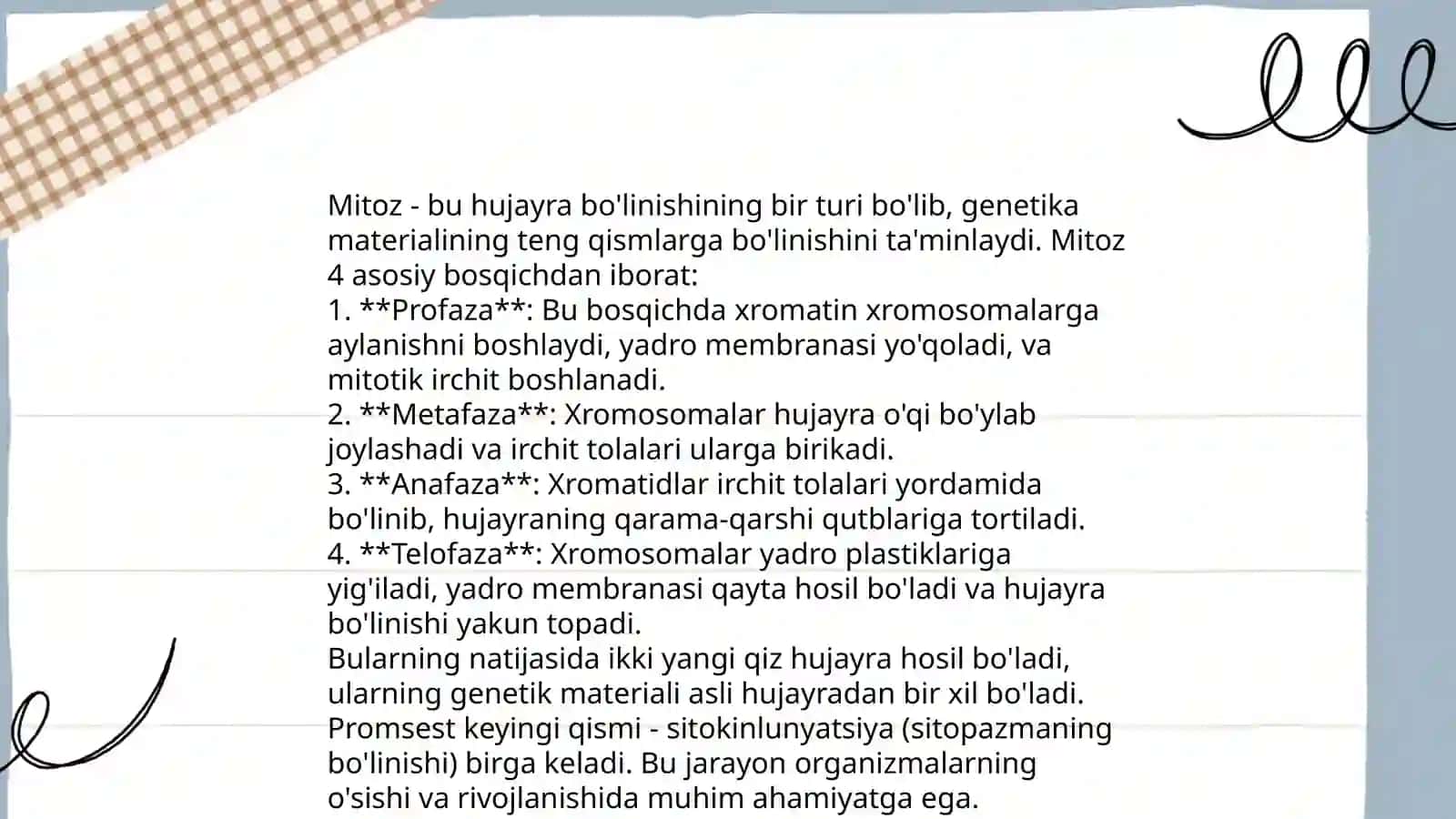 Mitoz va meyoz 4