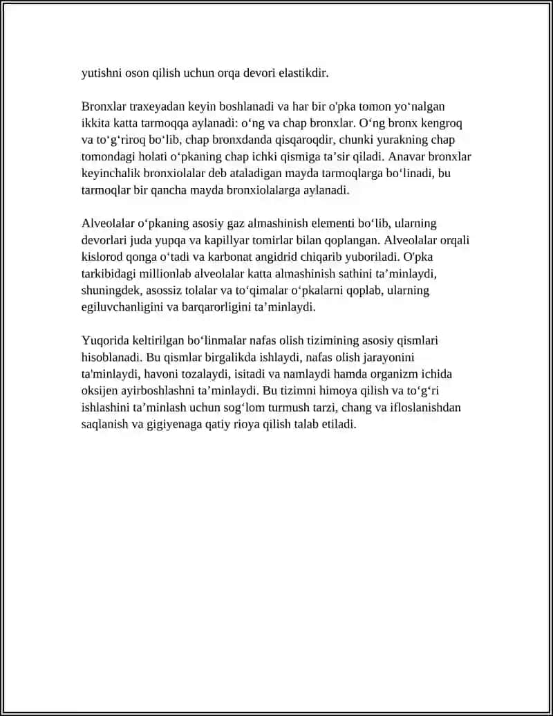 NAFAS OLISH TIZIMI 4