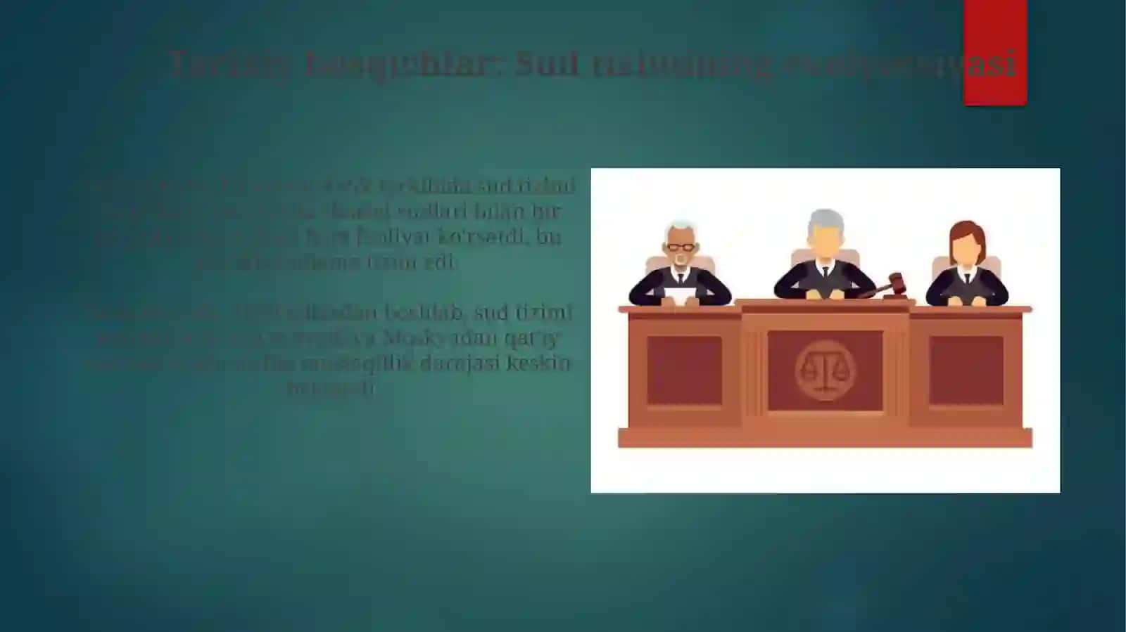 O'zbekiston Respublikasi Oliy sudishakillanish genezisi 4