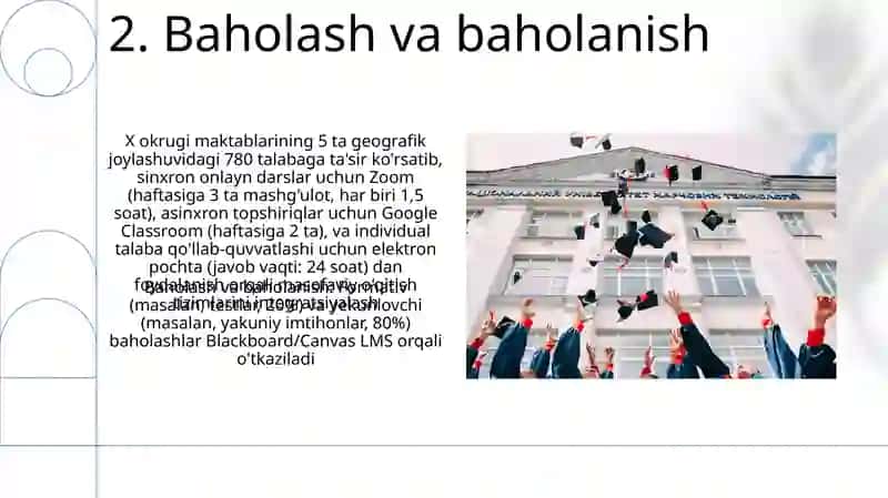 O'quv rejalarini moslashtirish 4
