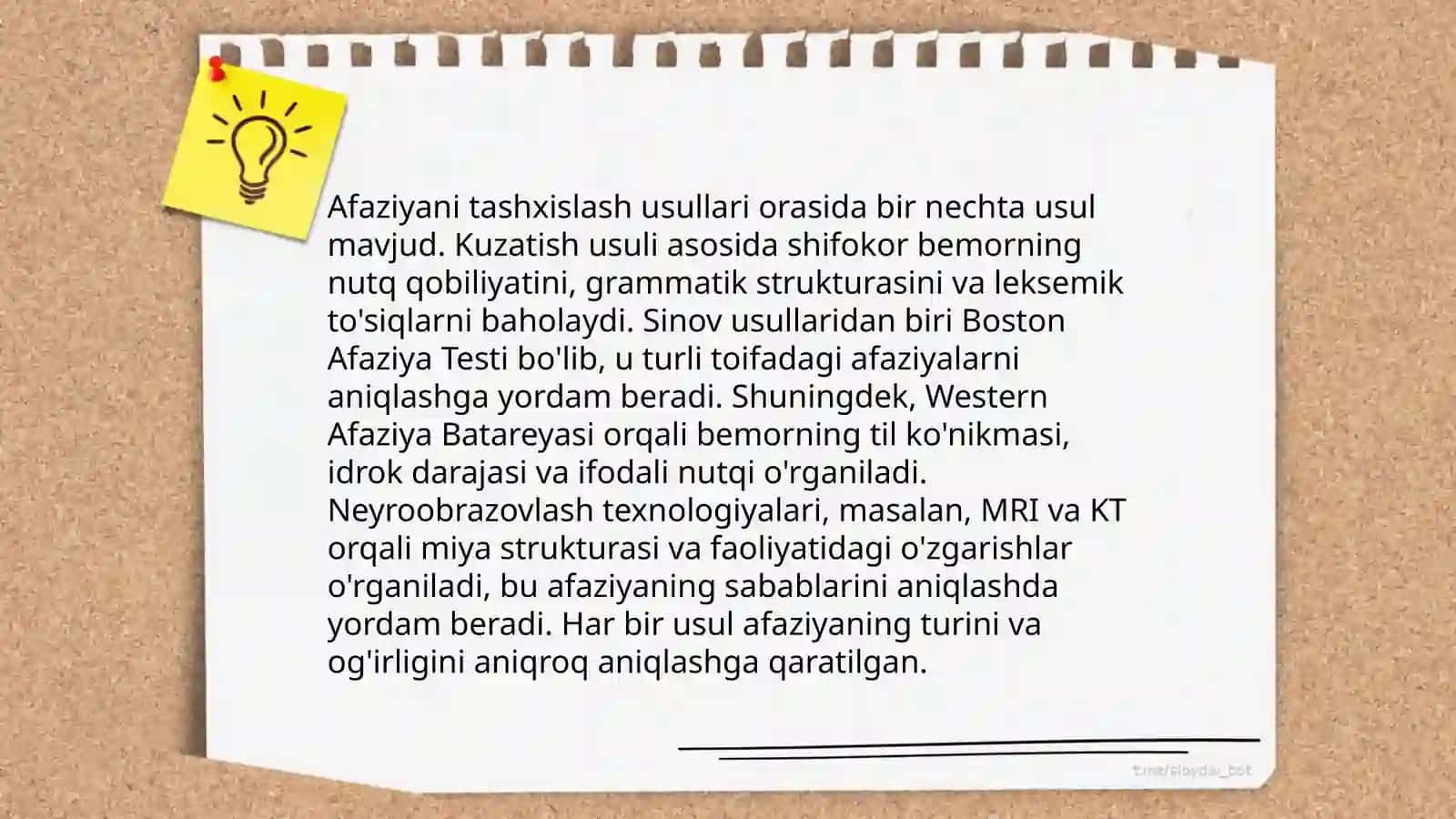 Afaziyaning turlari va ularning o'ziga xos xususiyatlari 4