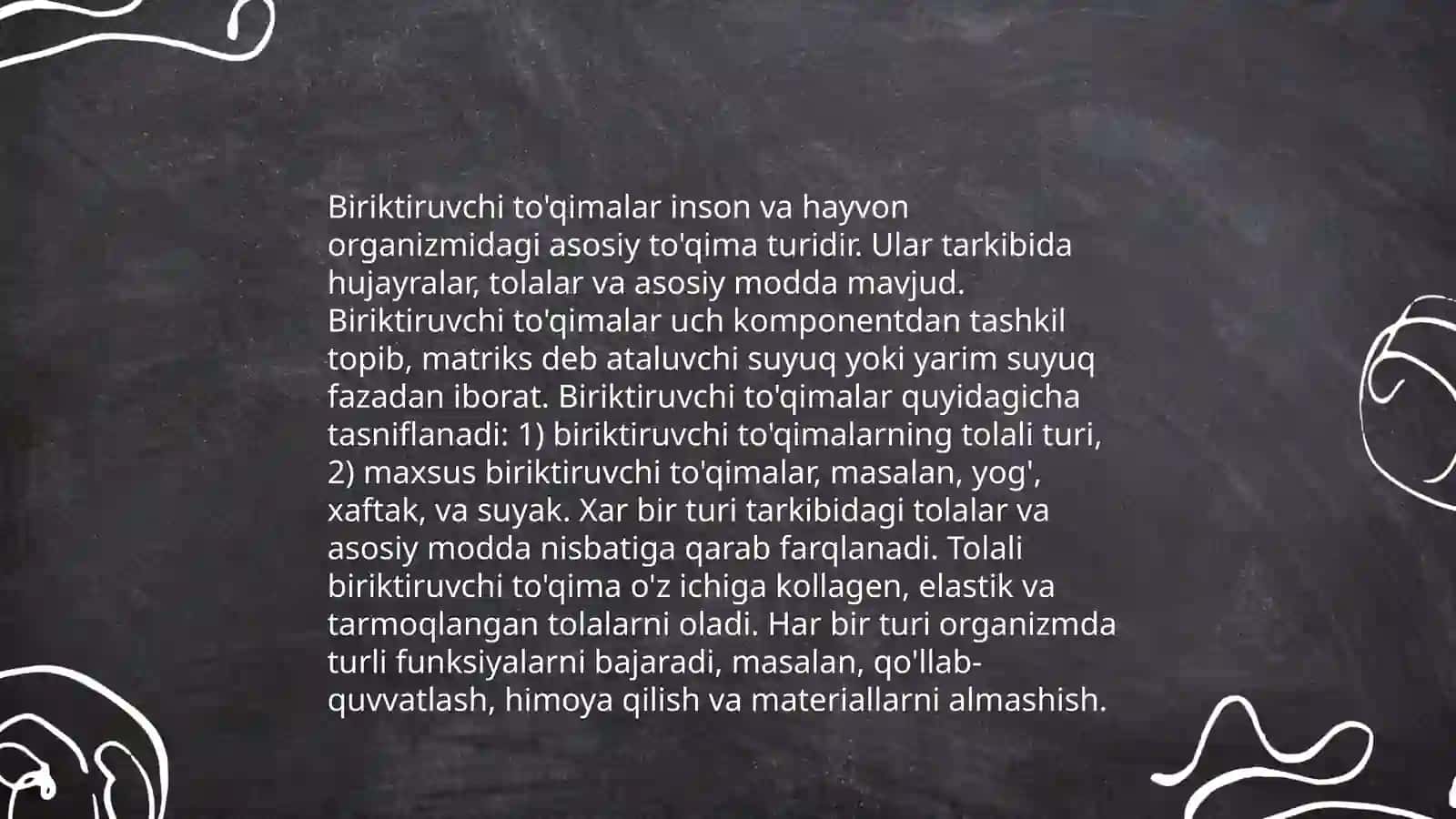 Turli hil biriktiruvchi tõqimalar 4