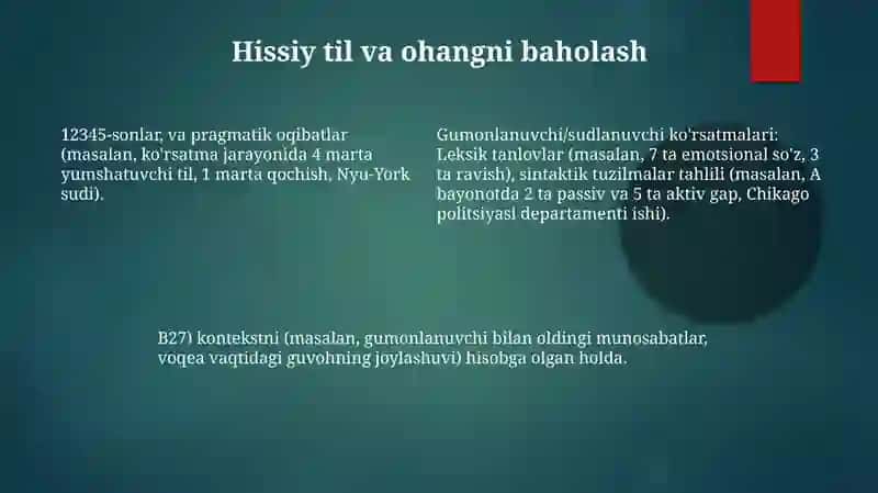 Lingvokriminalistik tahlil omillari 4