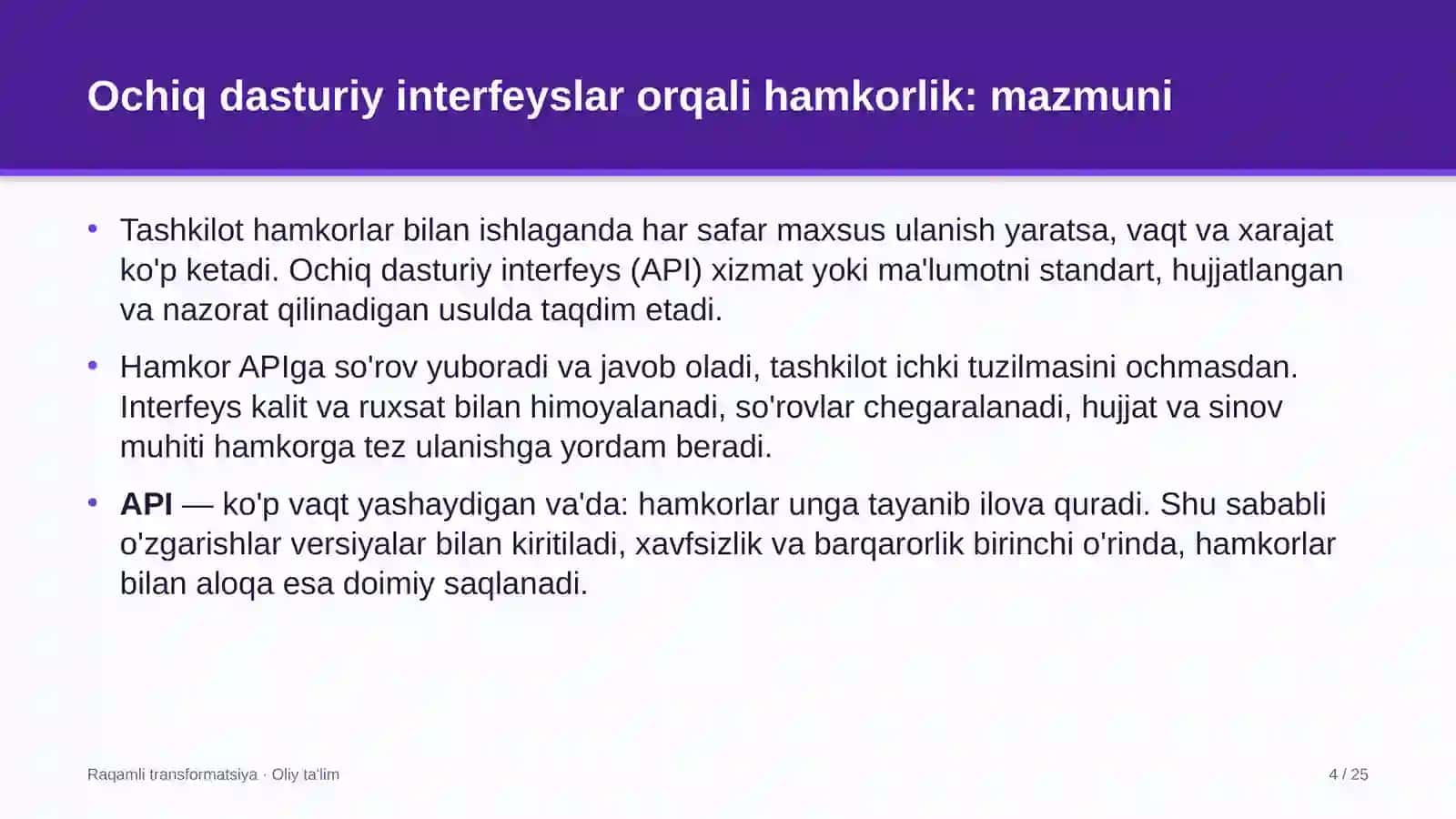 Ekstremal turizmda ochiq dasturiy interfeyslar orqali hamkorlik qilish 4