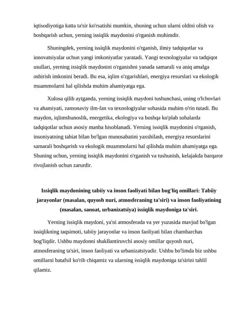 Yerning issiqlik maydoni 4