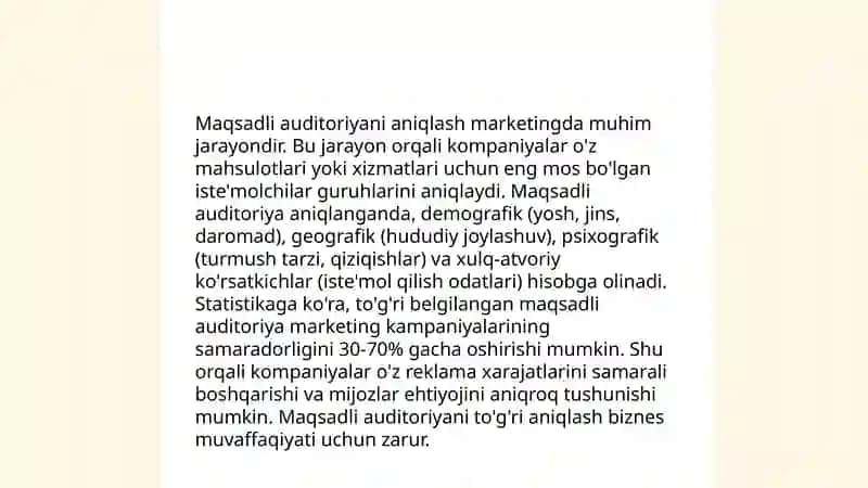 Reklama matnlarini yaratish 4