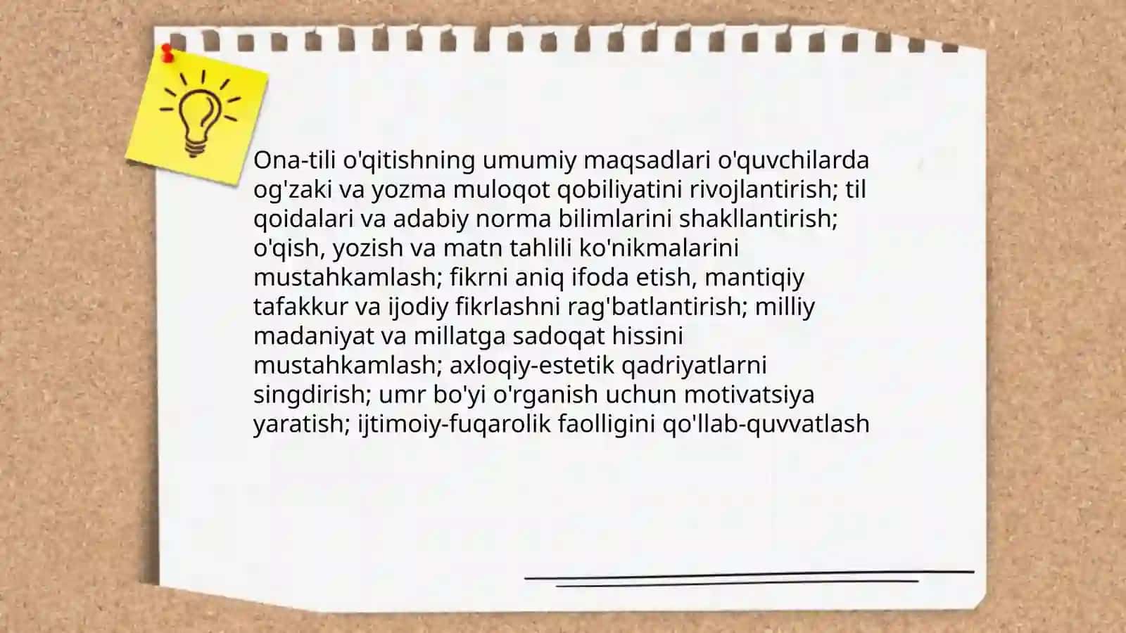 Ona-tili o'qitish metodikasi 4