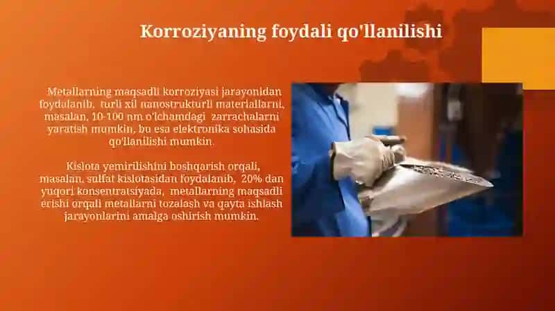 Korroziyani boshqarish usullari 4