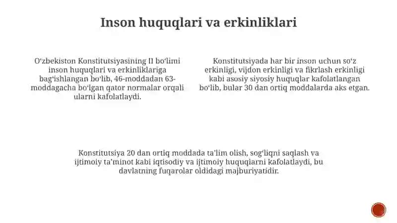 O'zbekiston Respublikasi Konstitutsiyasi 4