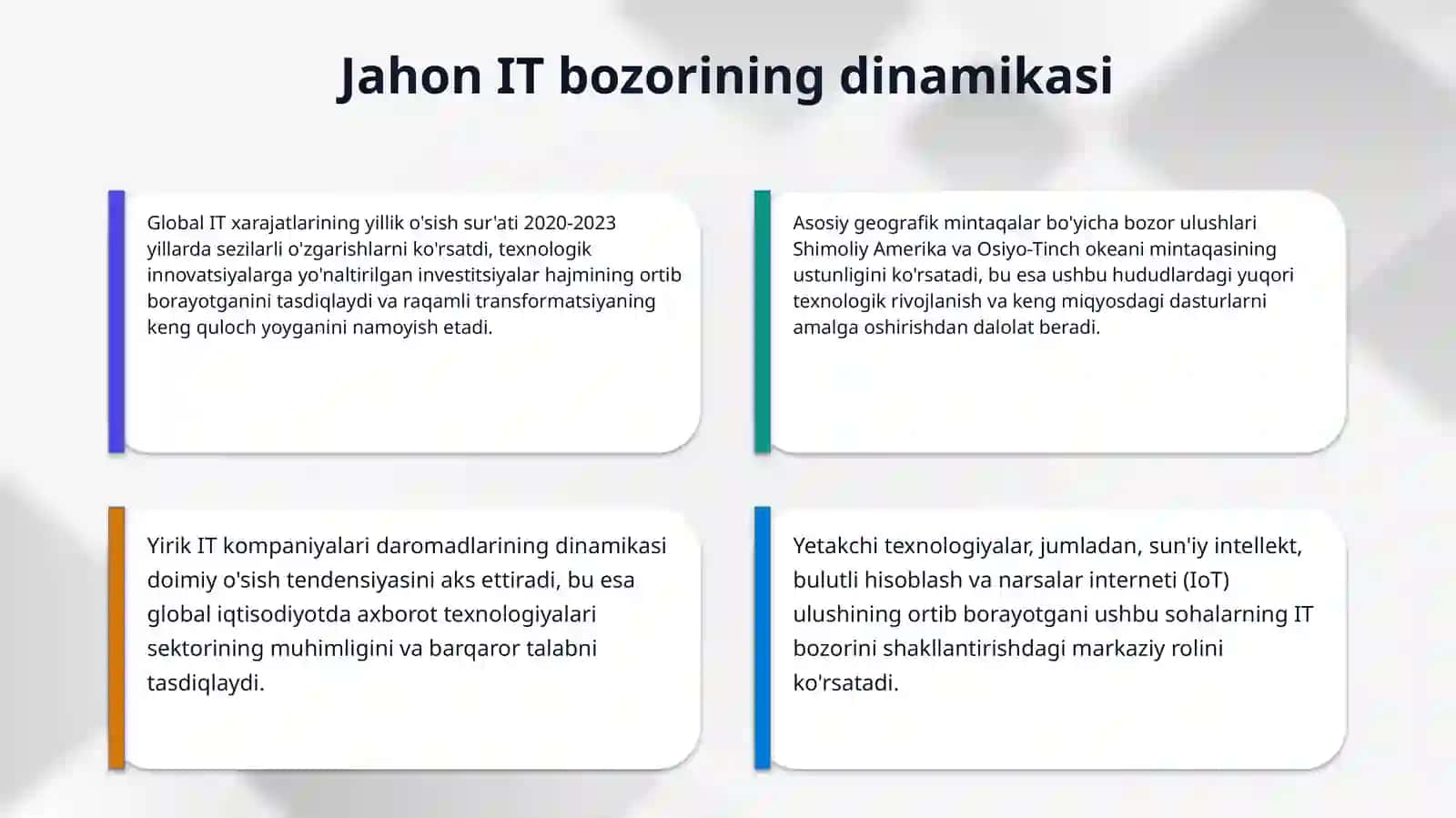 IT bozorining umumiy tahlili 4