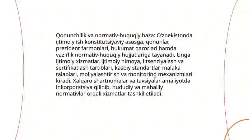 Oʻzbekistonda ijtimoiy ishning rivojlanishi 4