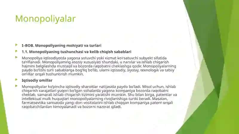 Monopoliyalar 4