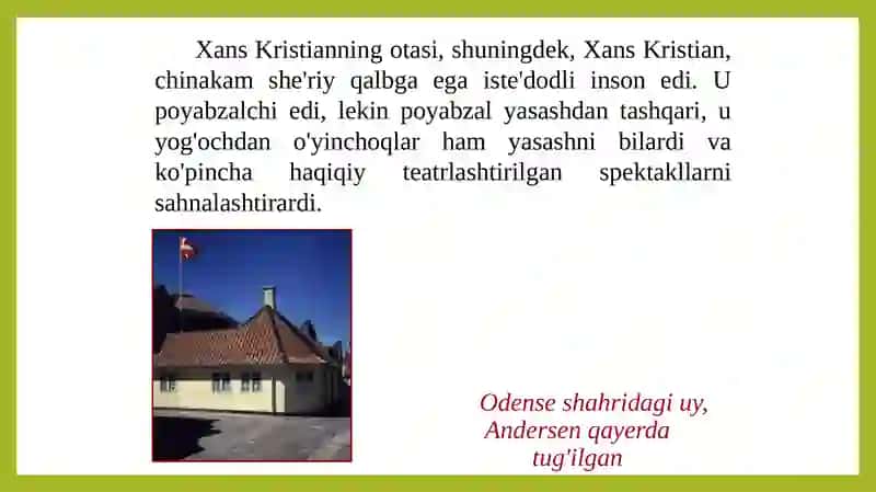 HANS KRISTIAN IJODI OBRIZLAR RANG BARANGLIGI 4