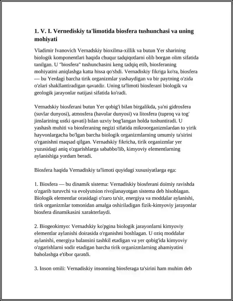 V. I. VERNEDISKIY BIOSFERA HAQIDAGI TALIMOTI 4
