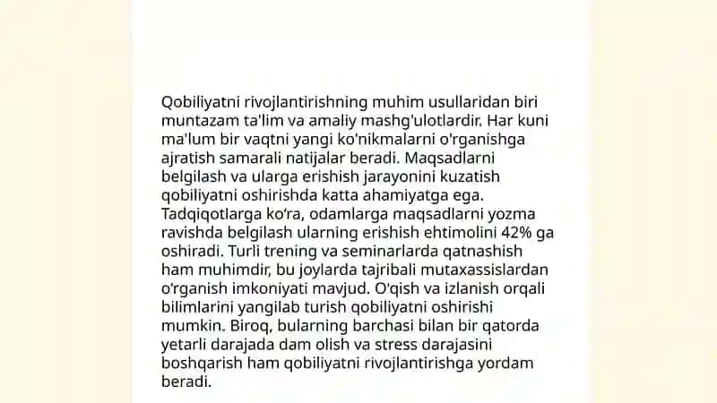 Qobiliyat 4