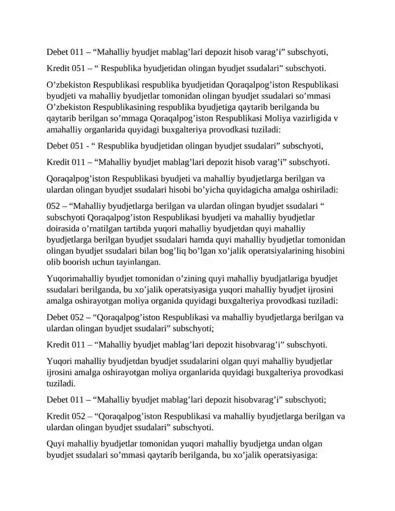 Byudjetlararo munosabatlar hamda qarzlar hisobi 4