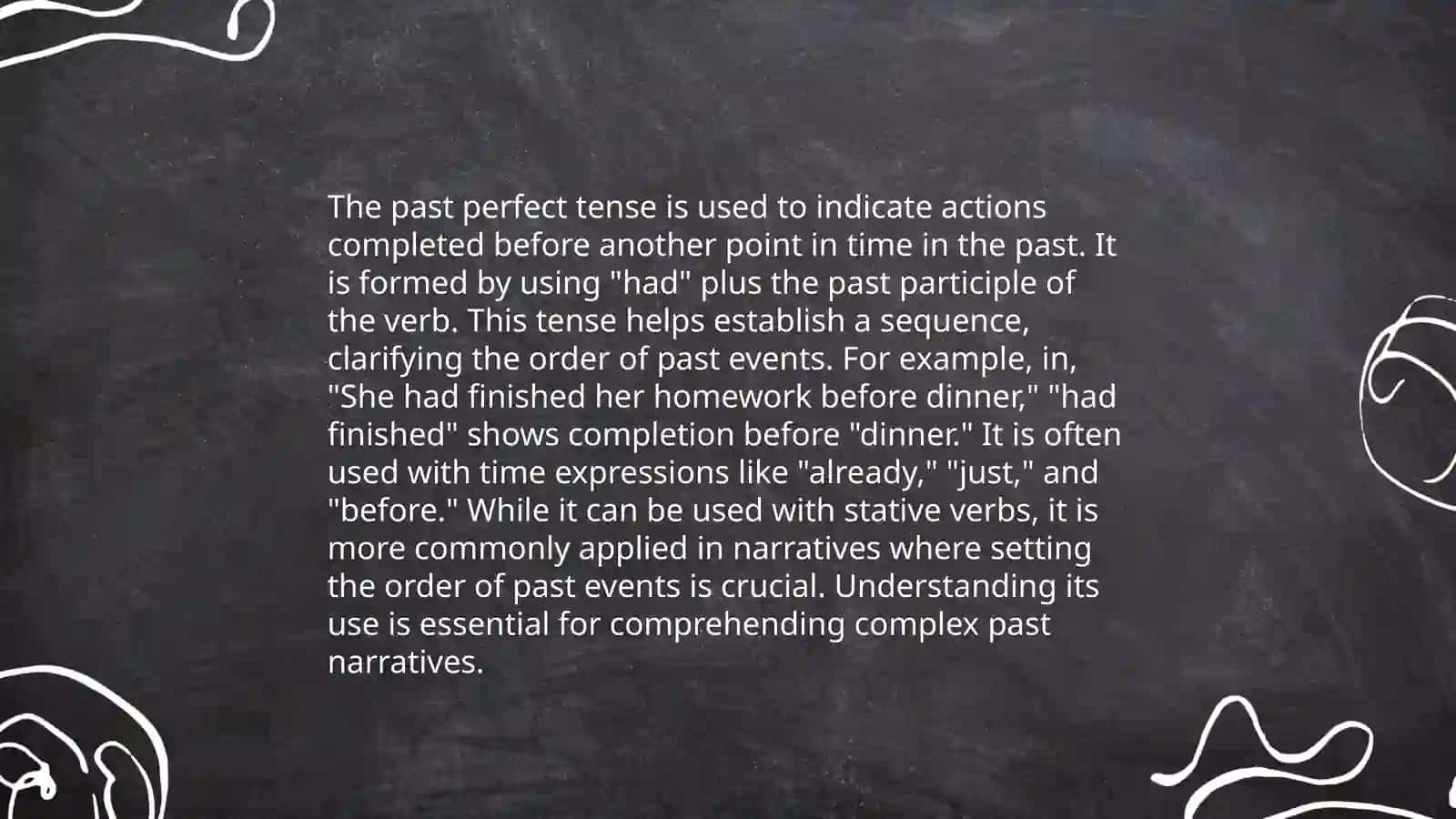 Past Perfect Tense 4