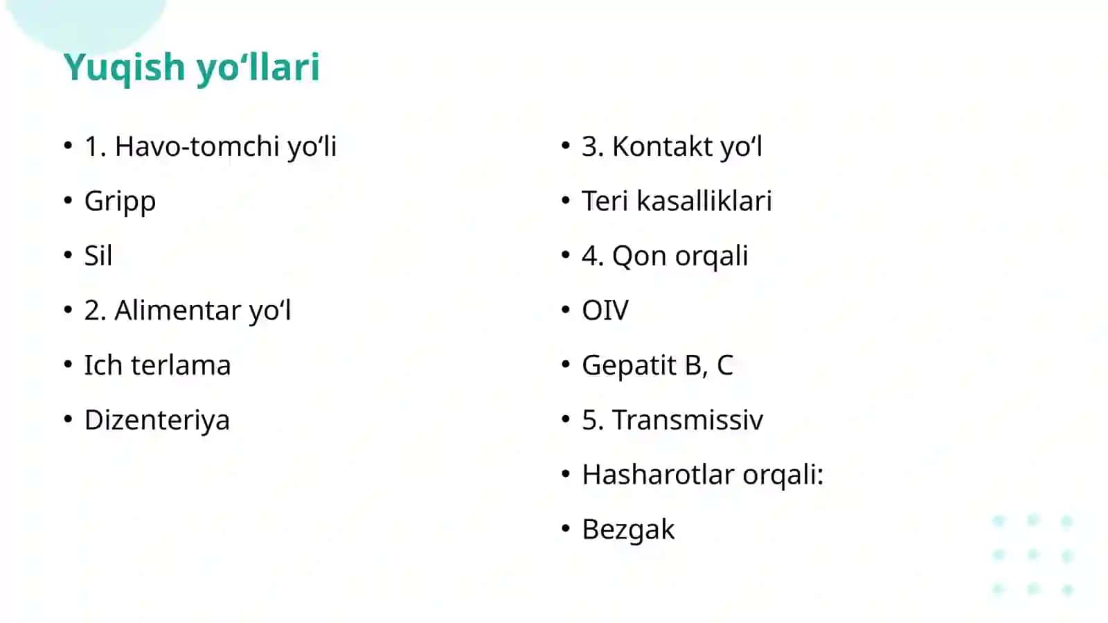 Yuqumli kasalliklarni patogenezi 4