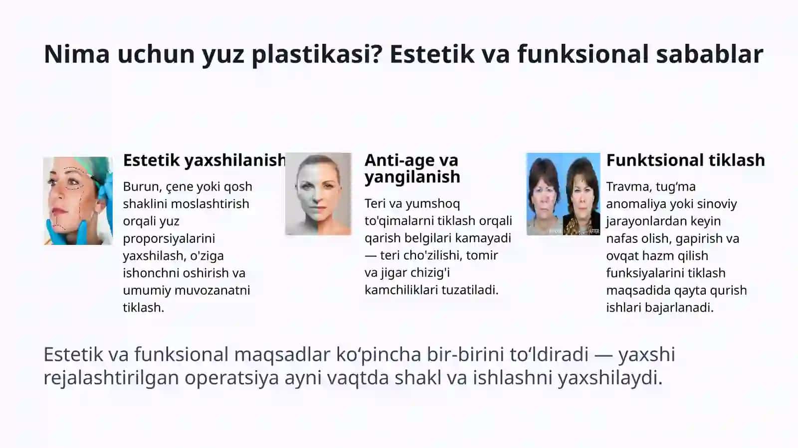 Yuzdagi plastik operatsiyalar xususiyatlari Virtual modellashtirish, 3D sknaerlash, Raqamli yuz-jag' xirurgiyasi 4