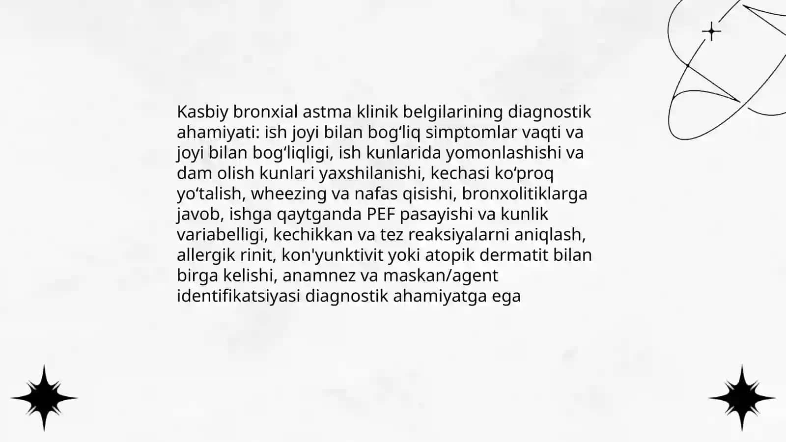 Kasbiy bronxial astma diagnostikasi 4