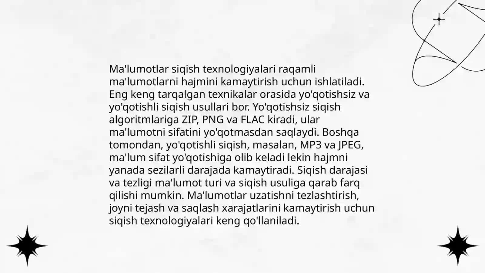 Axorotlarni arxivlash usullari 4