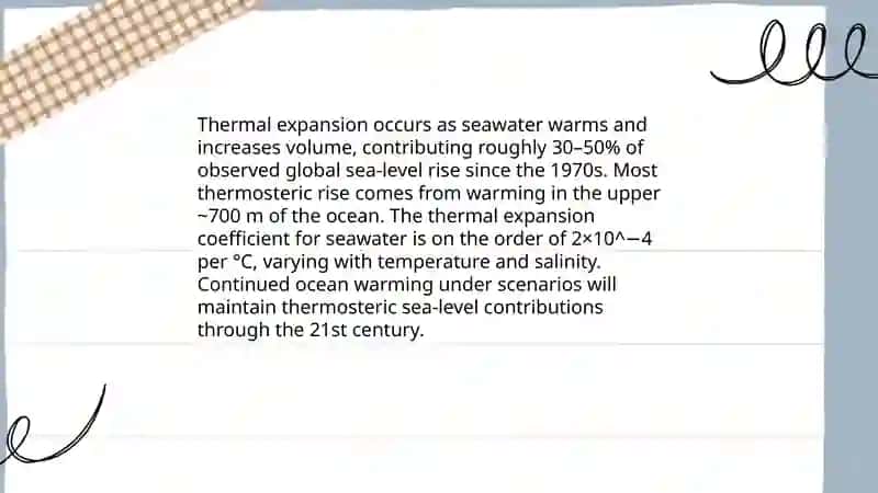 Causes of Rising Sea Levels and Climate Changes 4