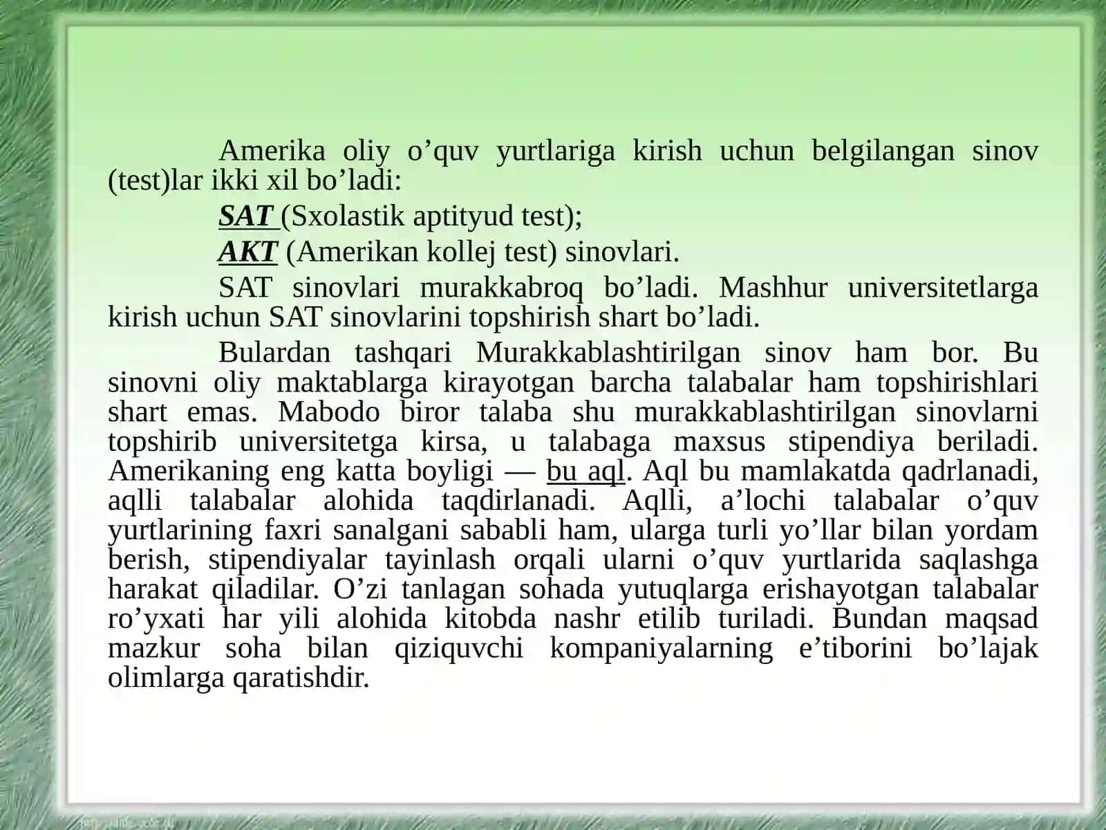 Rivojlangan xorijiy davlatlarda ta’lim tizimi 4