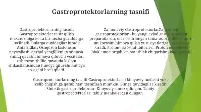 Zamonaviy Gastroprotektorlar 4