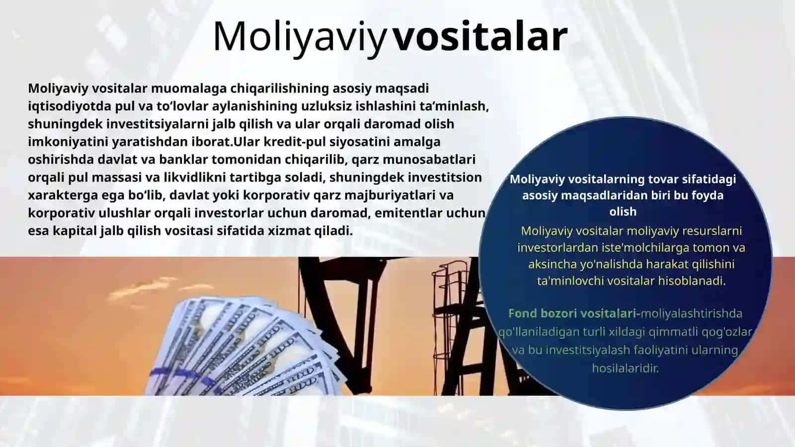 INVESTITSIYALARNIMOLIYALASHTIRISHDA MOLIYAVIY VOSITALAR 4