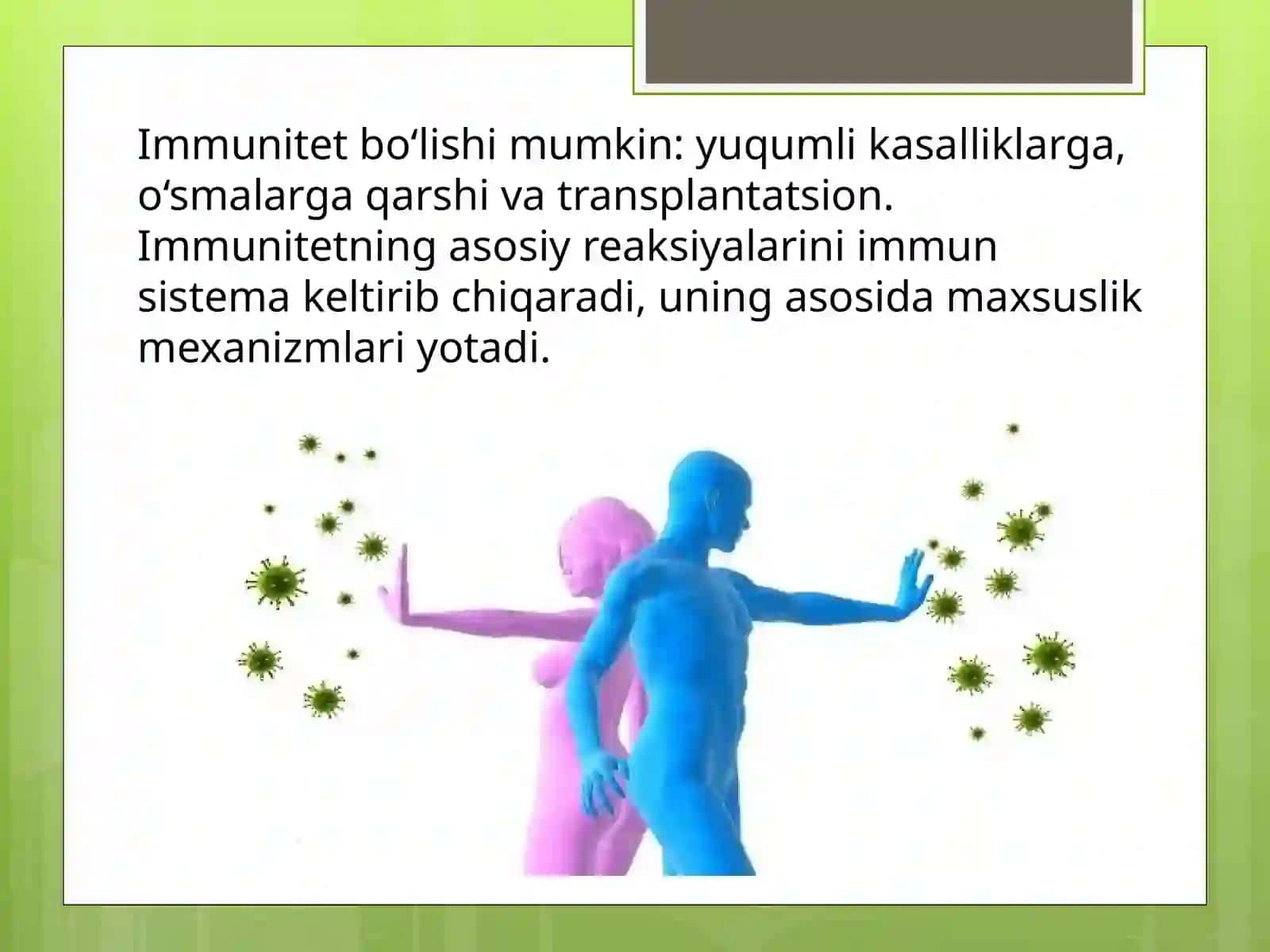 IMMUNITET VA IMMUN SISTEMA 4
